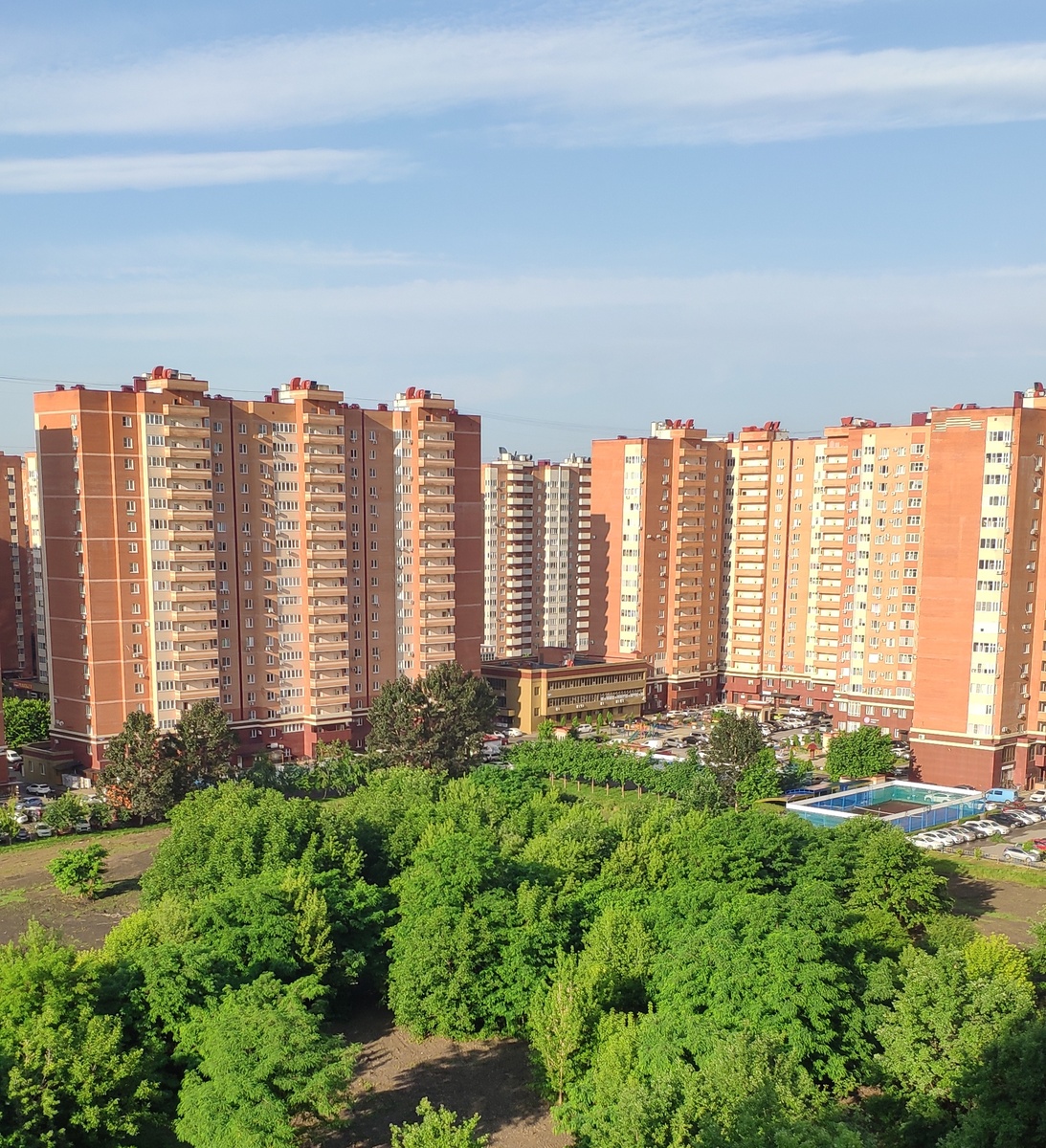 Вид с балкона 