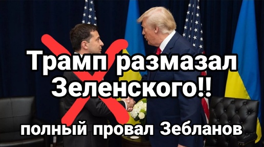 Трамп размазал Зеленского по роялю