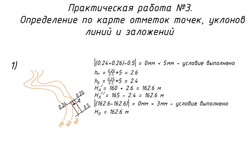 Télécharger la video: Практическая работа. Определение по карте отметок точек, уклонов линий и заложений.