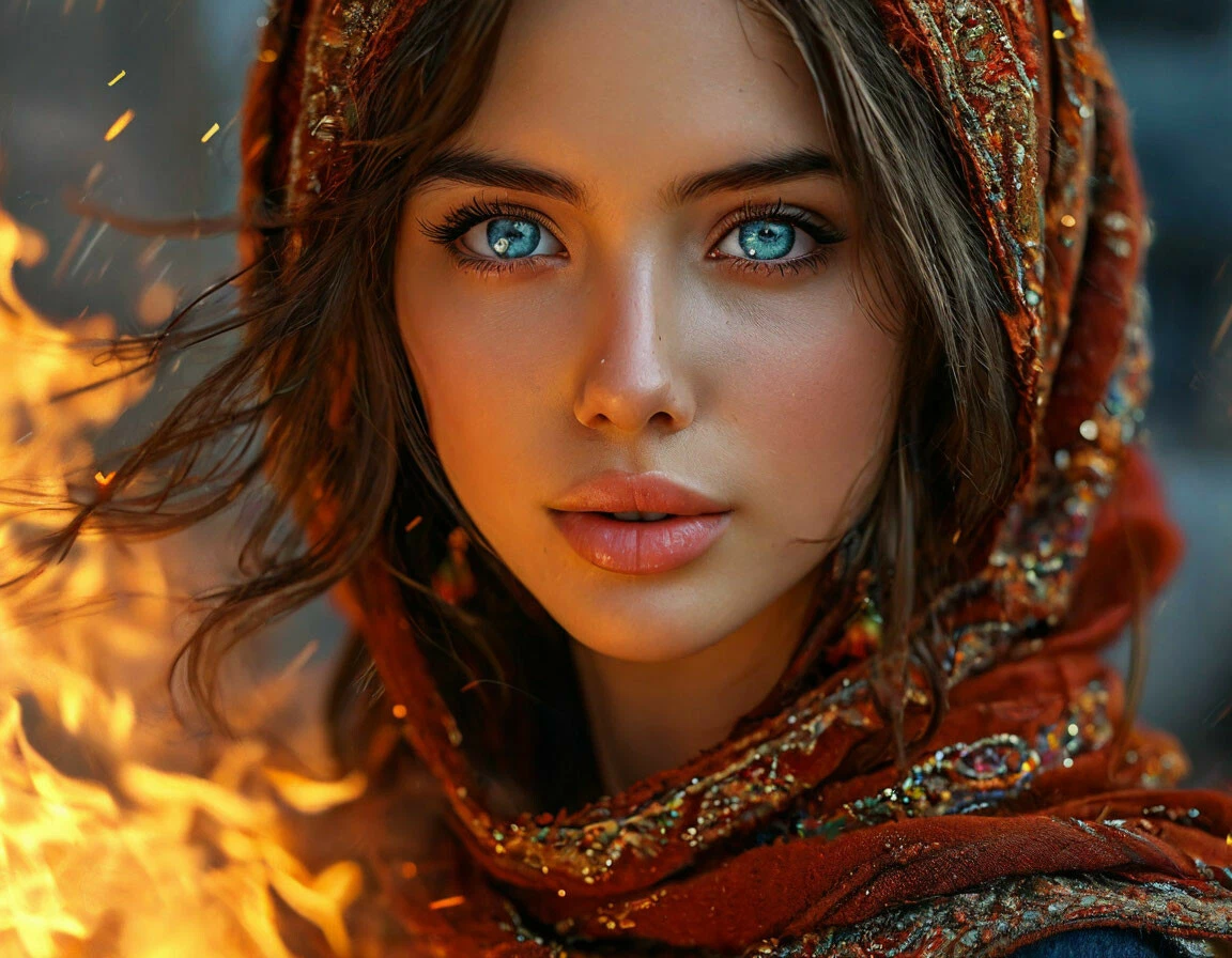 Принцесса Айша. Реконструкция ИИ