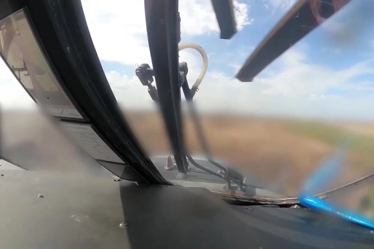    В Курской области вертолеты Ка-52М уничтожили военных и технику ВСУ