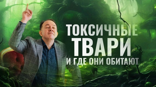 Токсичные твари, и где они обитают