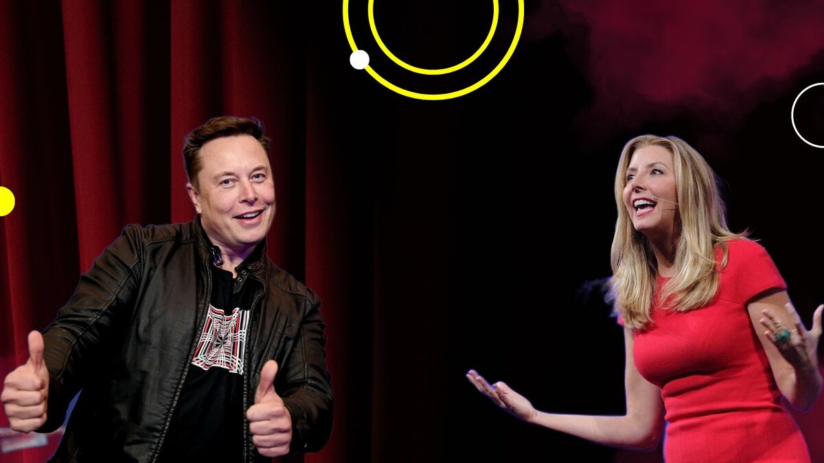 Илон Маск и Сара Блейкли