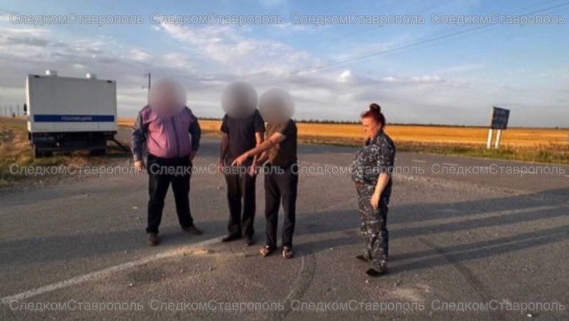    Покушение произошло между двух населённых пунктов Георгиевского округа Фото: следком СК