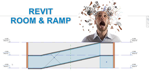 Помещение на рампе или пандусе - Revit Room&Ramp