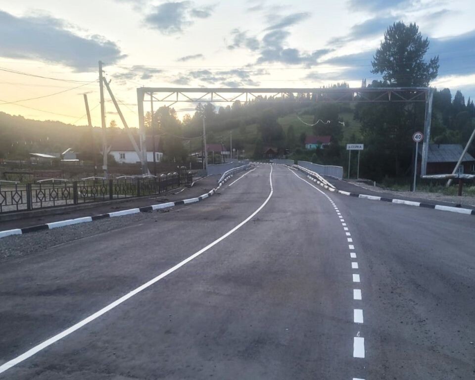    Отремонтированный мост. Источник: Telegram-канал "Горно-Алтайавтодора"