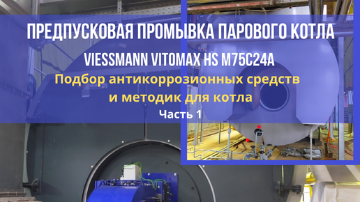 Предпусковая промывка парового котла, щелочение котла, антикоррозионная обработка парового котла Viessmann (Виссманн)