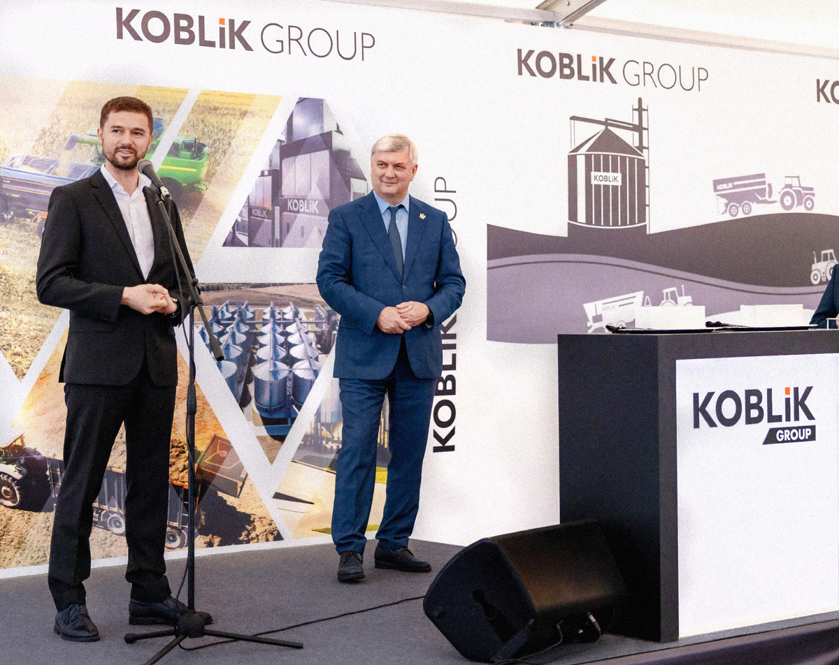Глава компании Егор Коблик и Губернатор Воронежской области Александр Гусев
