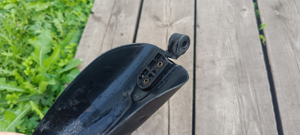 Ремонт крепления на крыле от велосипеда
