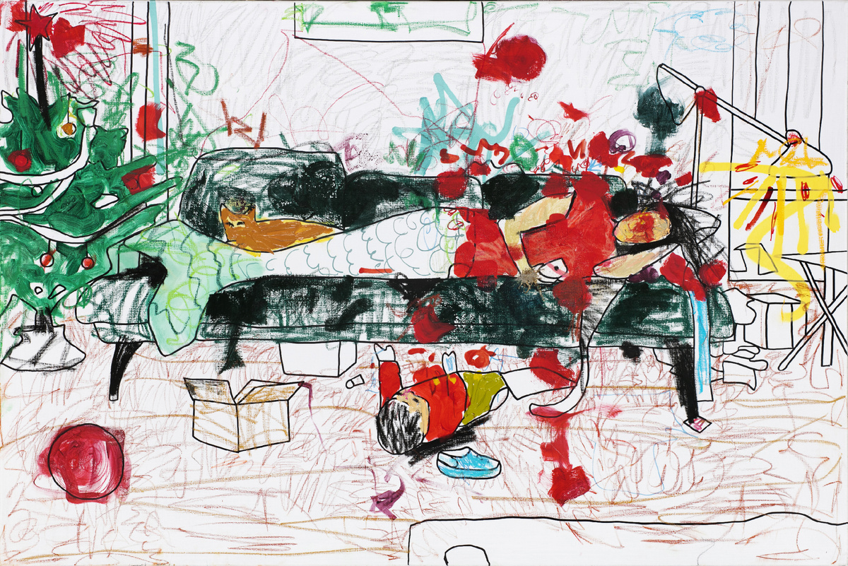 Илья Колесников. Мама отдыхает из серии «Раскраска для папы», 2021