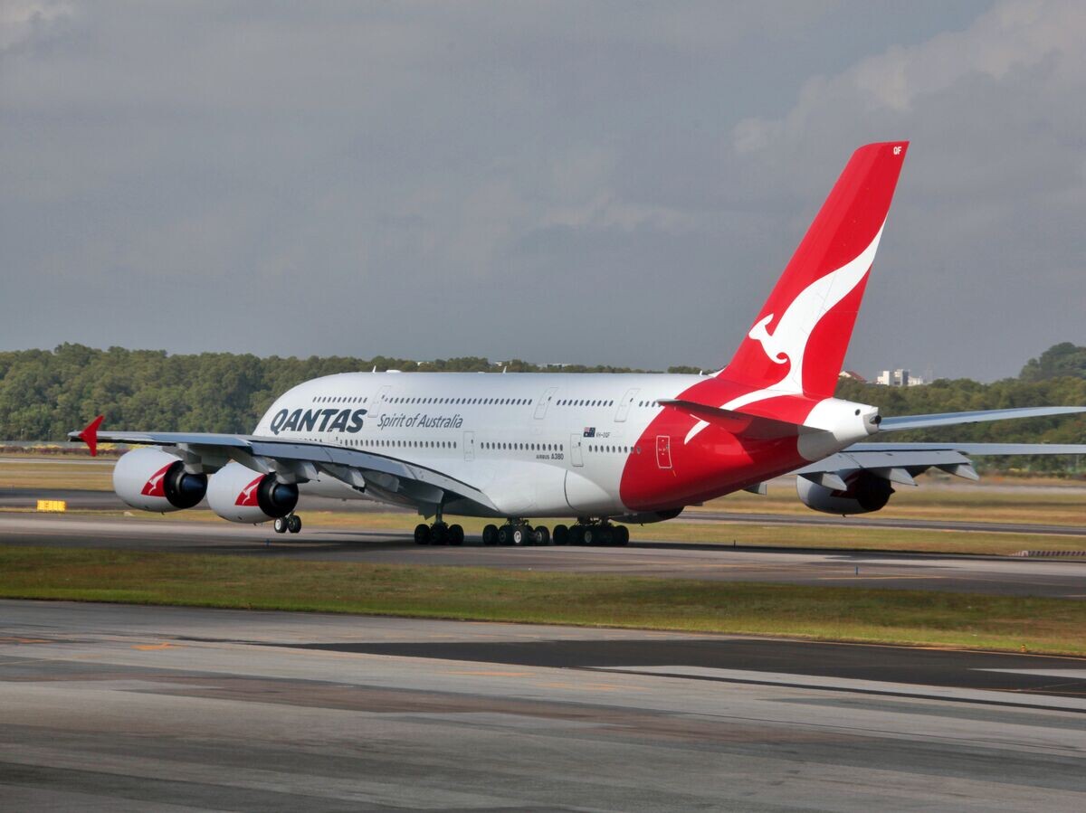    Самолет австралийской авиакомпании "Qantas"© РИА Новости / Марина Лысцева