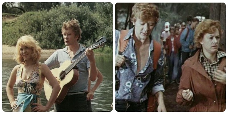 кадры из фильма "Завтрак на траве"