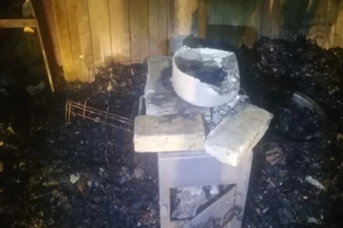    В Пензенской области сгорел вагончик-бытовка, погиб мужчина