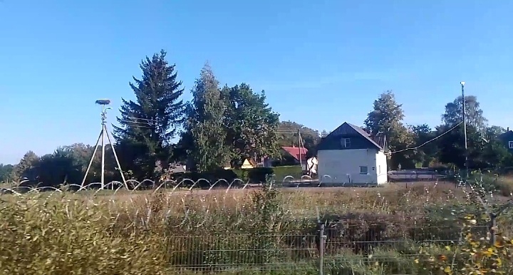 Вид на Литву из окна белорусского поезда