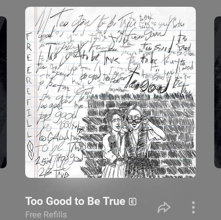 Обложка digital-punk группы в стиле не анатомичных зарисовок в школьных тетрадях - при помощи надписей и выбранного стиля передан бунтовской характер