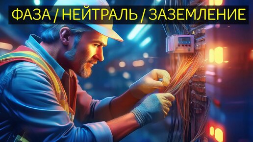 ФАЗА / НЕЙТРАЛЬ / ЗАЗЕМЛЕНИЕ - Чем отличается?