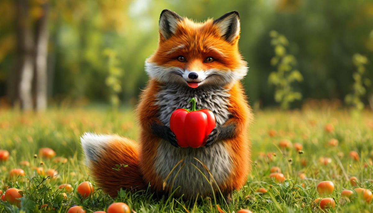 Лись радуется новым запасам.