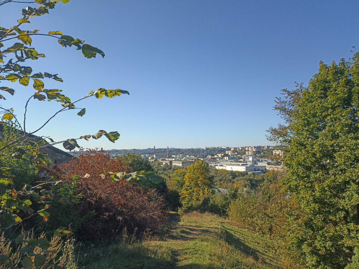 Вид на город