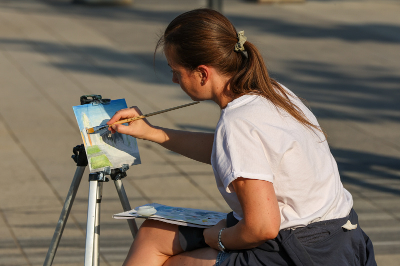    Осень в Москве? Не почувствовали. Фото: Belkin Alexey/news.ru/Globallookpress
