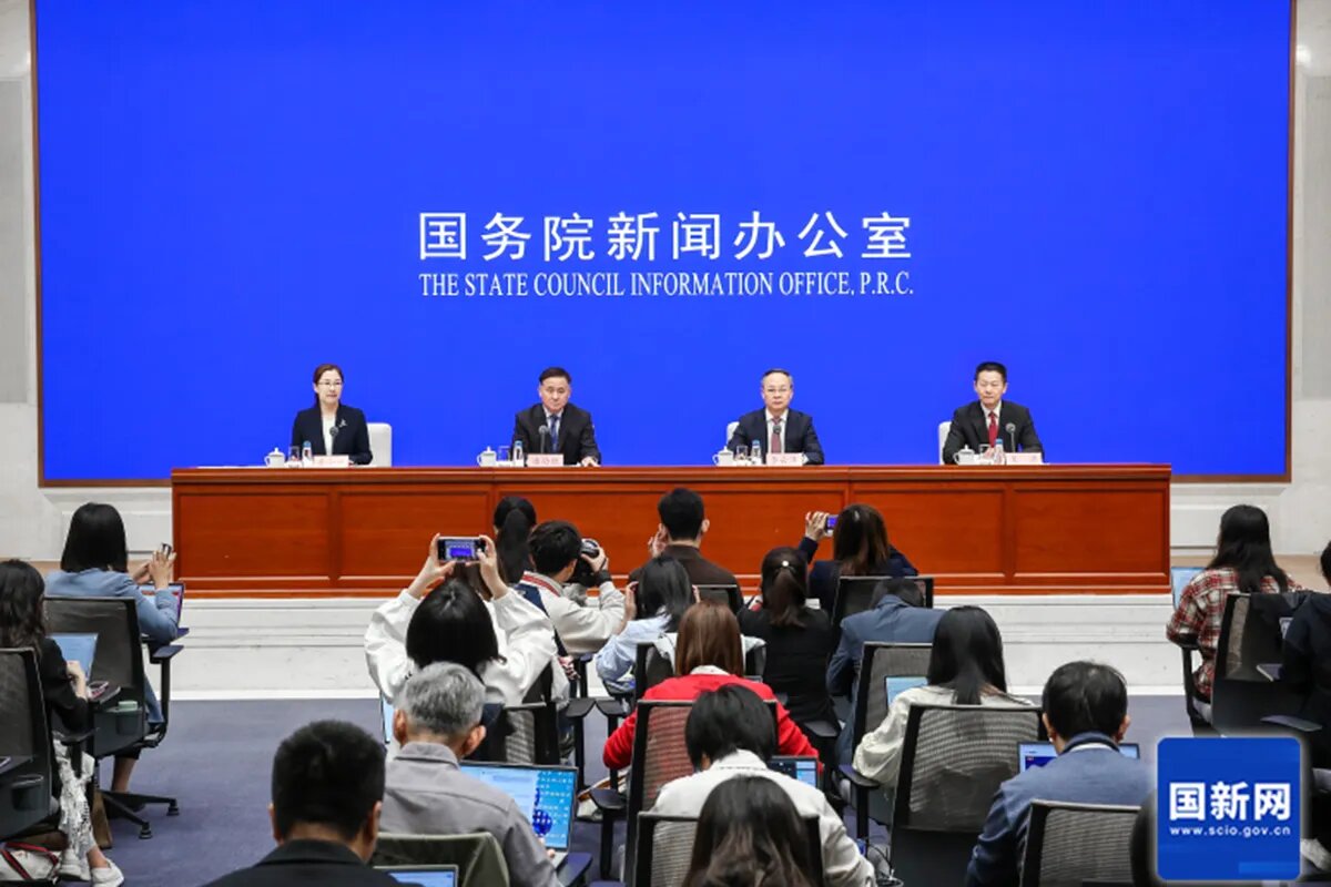 Пресс-конференция по финансовой поддержке экономического развития страны. © Правительство КНР