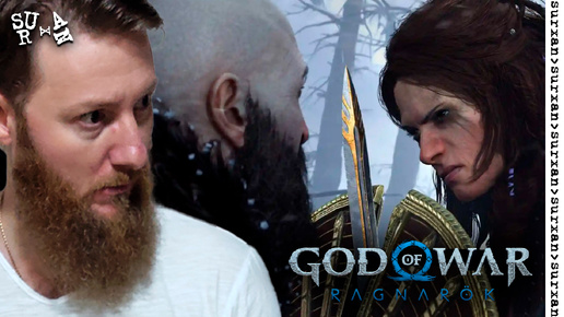 Нападение Фрейи на Кратоса игра God of War Ragnarök