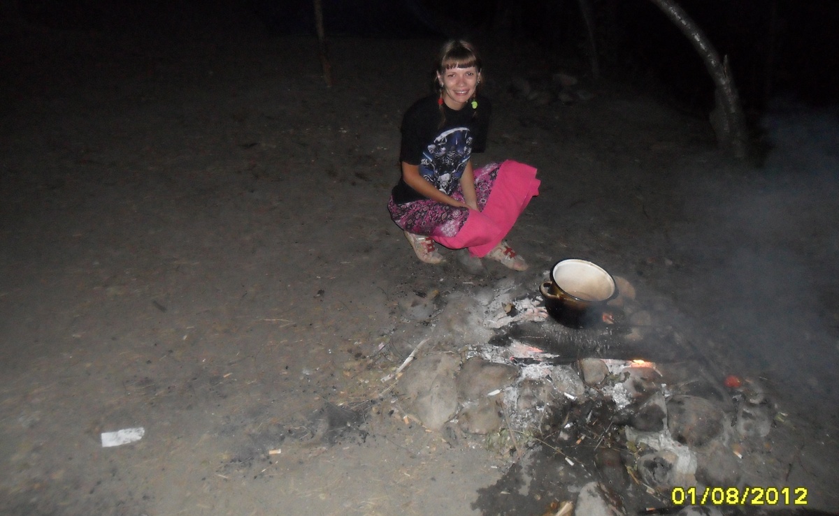 Впрочем, и в 2012 году дикий отдых был не чужд туристам, узнали меня?)