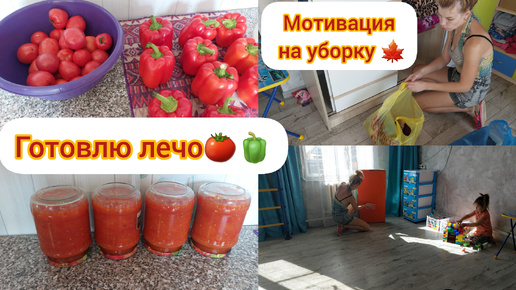 Готовлю лечо 🍅🫑Мотивации на уборку