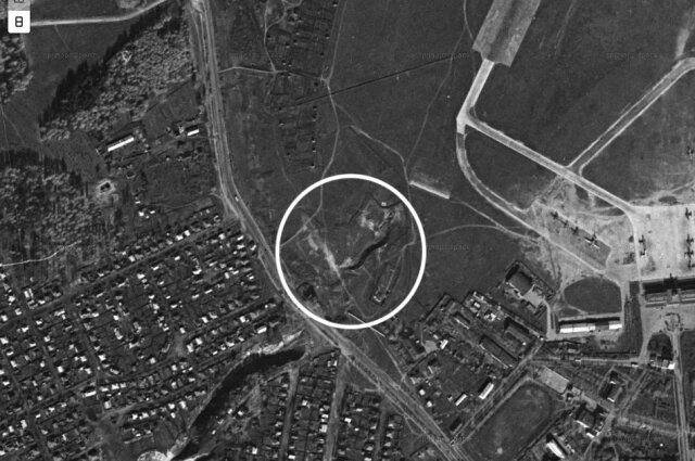    Овраг у аэропорта «Северный». Фото: nsk-kraeved.ru