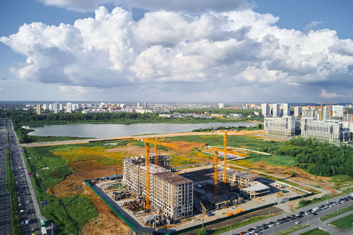 ЖК Этика в Тюмени у озера Алебашево