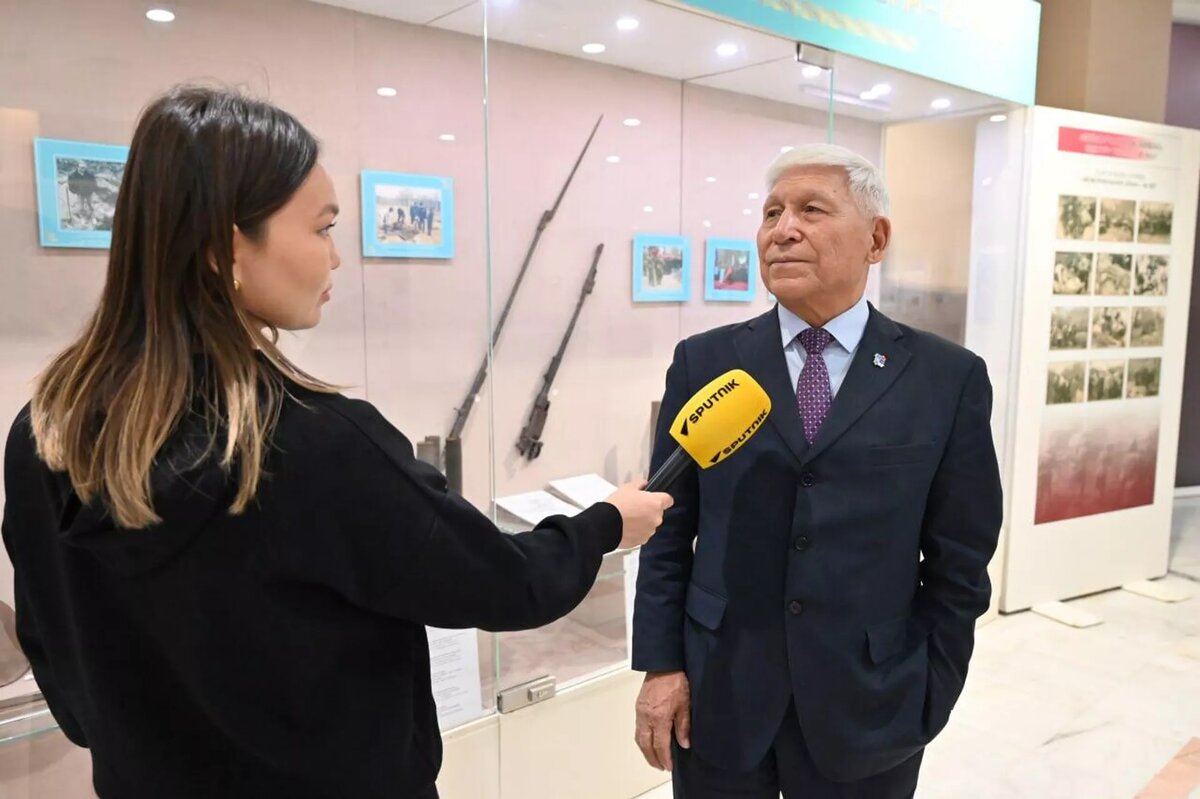 Майдан Кусаинов, автор книг военной истории, профессор, поисковик с 45-летним стажем. Один из основателей поискового отряда "Мемориальная зона" 