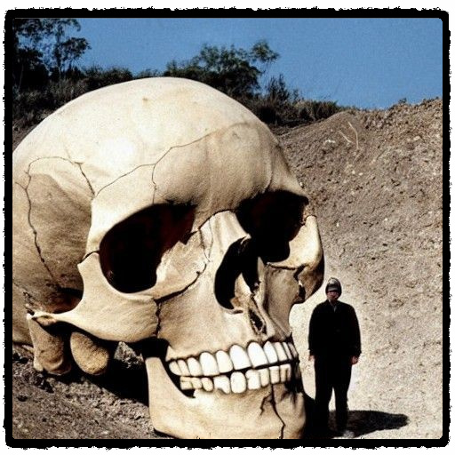 Гигантский череп