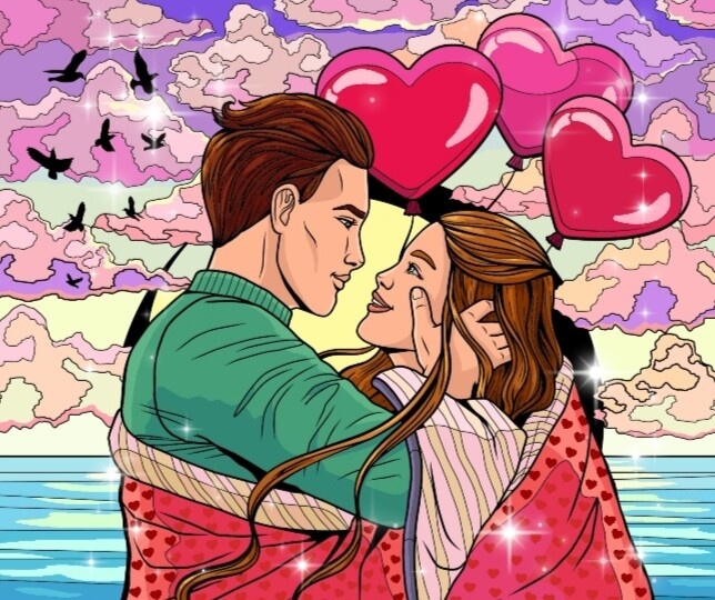 "Не забудь перевести мне половину за это романтическое свидание!"