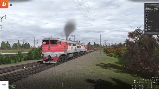 Trainz 22 сценарий 112Н Новосибирск - Тында