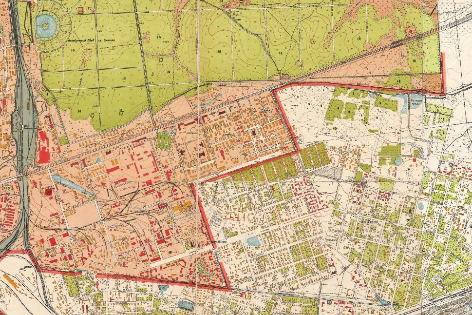 План Москвы 1952 года. Источник: retromap.ru