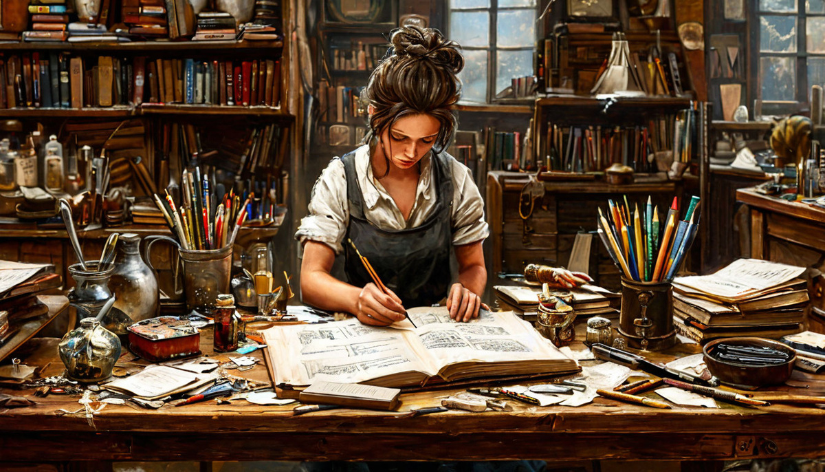 Процесс создания книги по "мнению" искусственного интеллекта"
