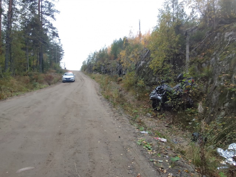    Туристка попала в больницу после аварии на квадроцикле в КарелииГАИ Карелии