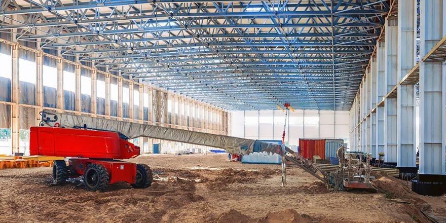 Строительство  на КАЗ