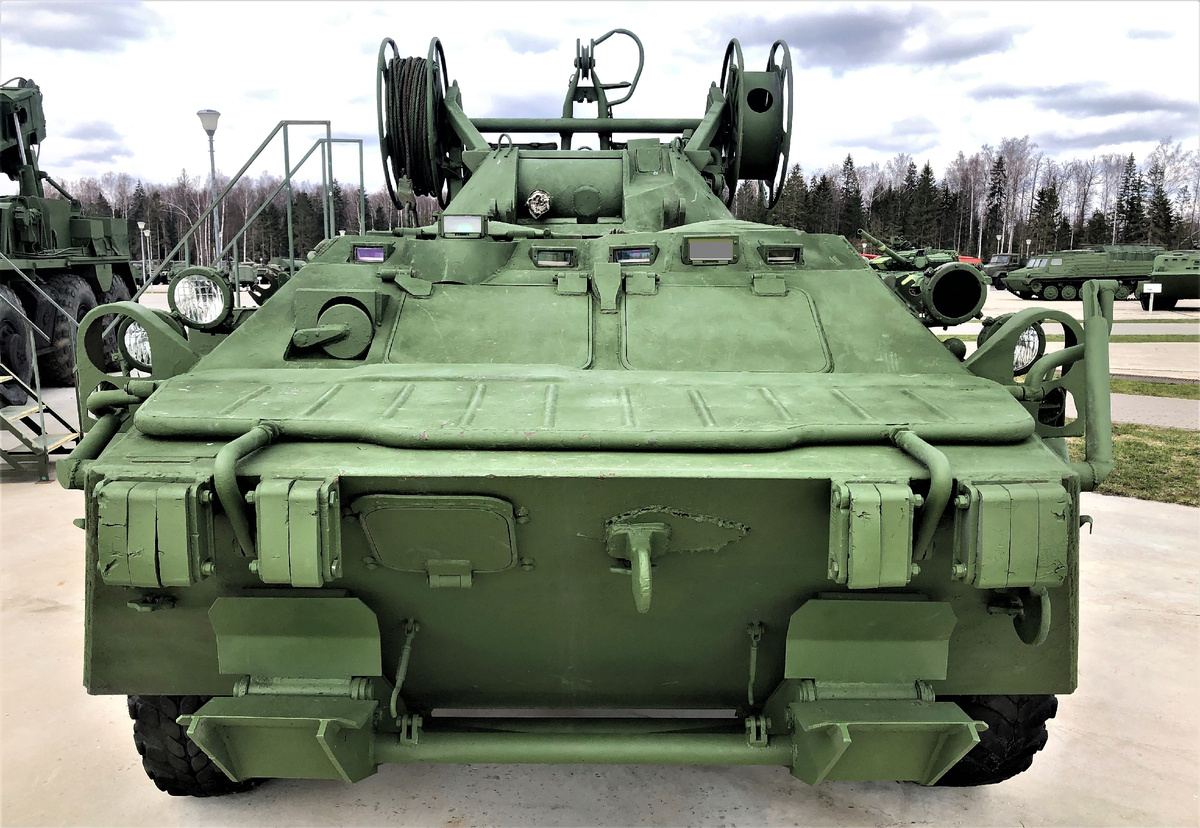 Опытный образец БРЭМ ГАЗ-59033 на "Площадке №1" в Парке "Патриот". Машина собрана в 1988 году.