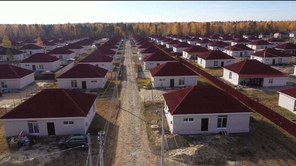 Те самые дарёные новостройки в Перевалово под Тюменью