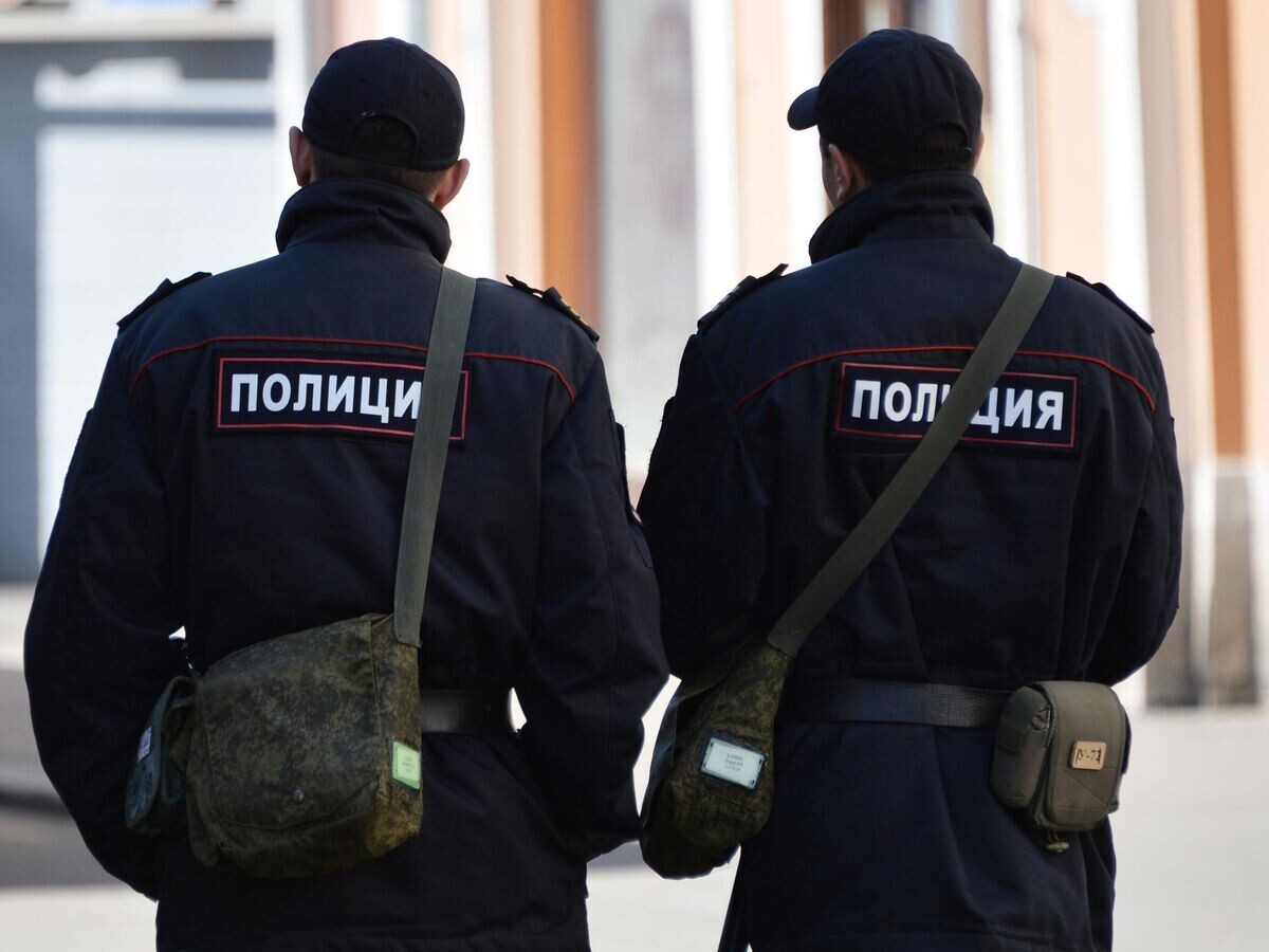    Сотрудники полиции на улице© РИА Новости / Наталья Селиверстова