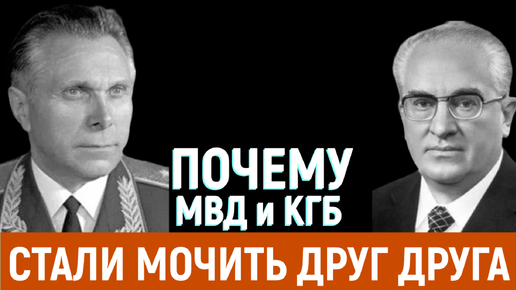 С чего на самом деле началась вражда Щелокова и Андропова. Почему Брежнев не остановил войну ведомств