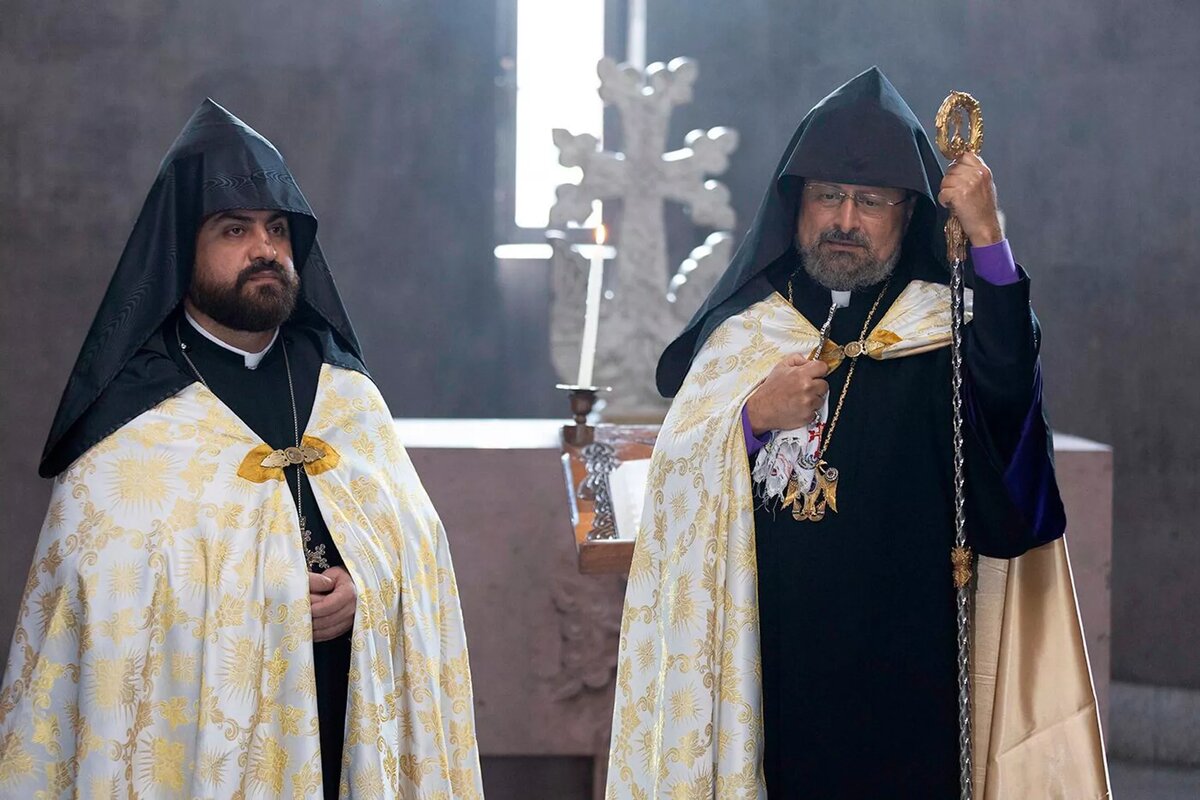 Патриарх Константинопольский Саак Архиепископ Машалян прибыл Первопрестольный Святой Эчмиадзин (27 сентября 2024). Эчмиадзин © Photo : Info Service Dept of the Mother See