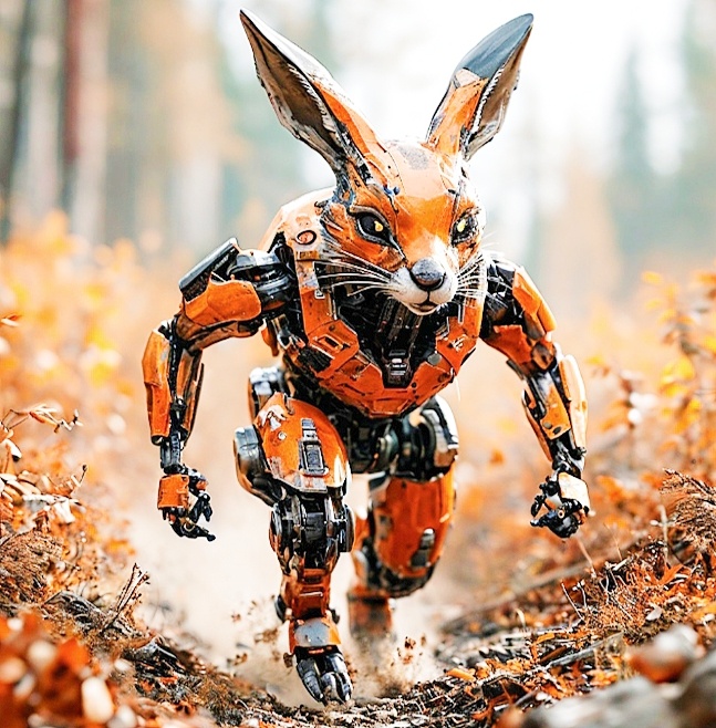 Робот заяц