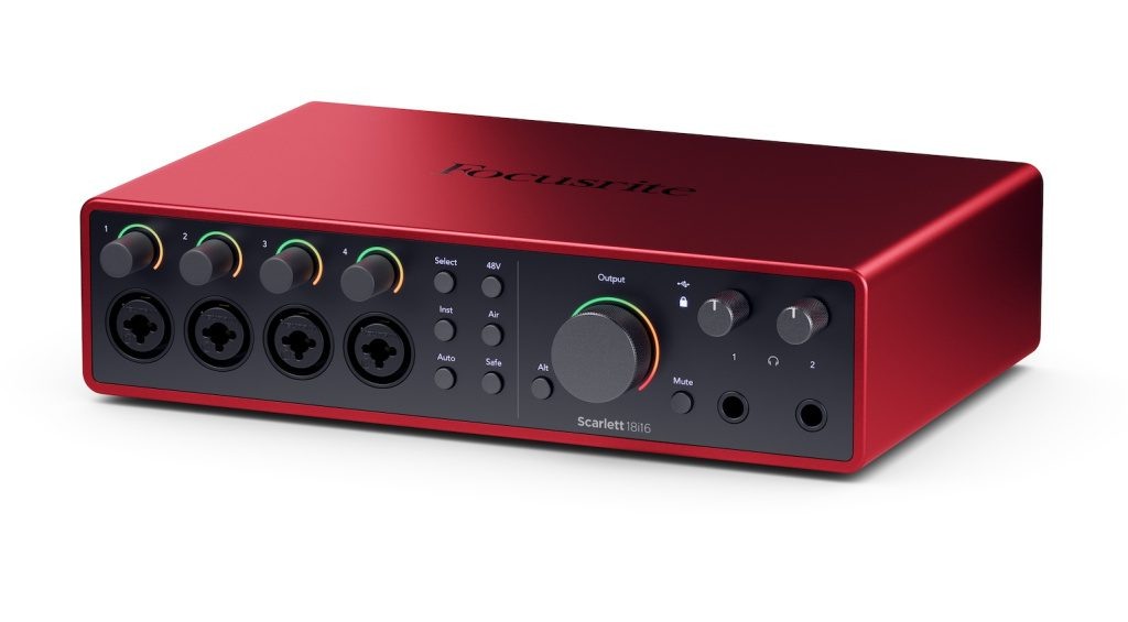   📷     Focusrite Scarlett 4-го поколения добавлены 3 новые модели

