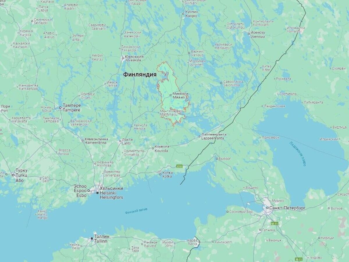    Граница России и Финляндии