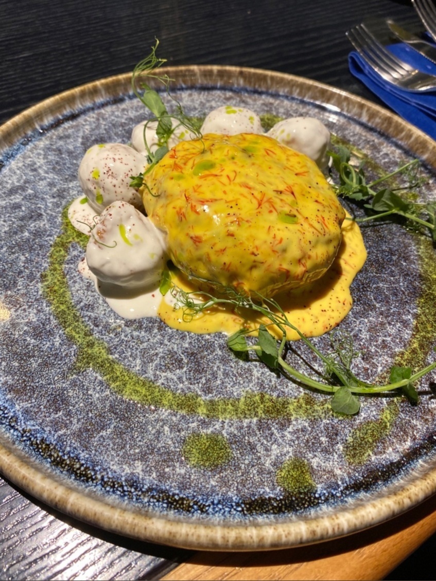 Индейка с самбука соусом и ньоками