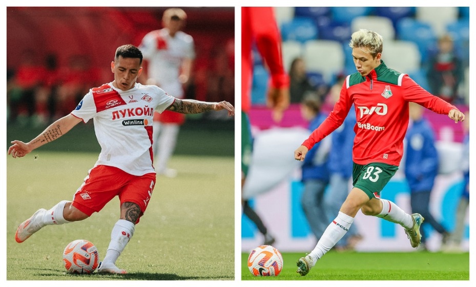    Два самых ярких игрока РПл Барко и Батраков сойдут в дерби. Фото: Коллаж соцсети ФК "Спартак", ФК "Локомотив"