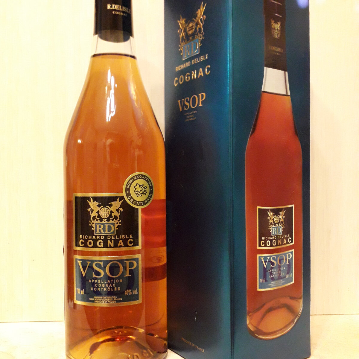 Cognac Richard Delisle VSOP. Современный релиз