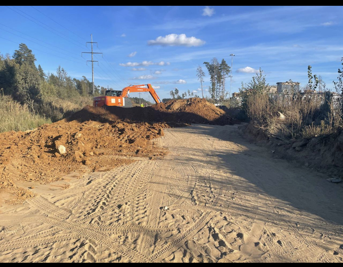 СК Гранель уничтожает дорогу