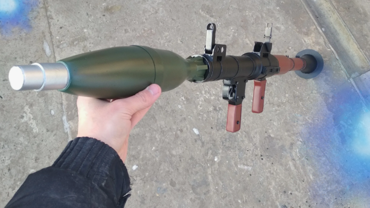 РПГ-7 в руках